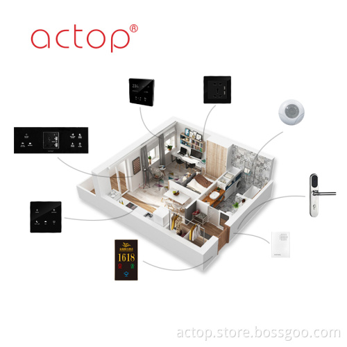 Smart hotel switch socket can be customized
